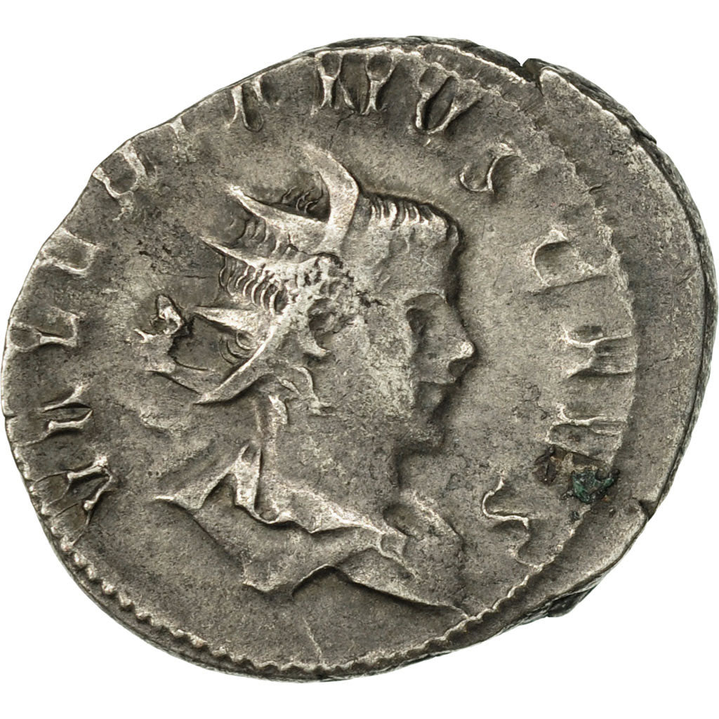 Valerian II, Antoninianus, 255, Lugdunum, Argento, BB, RIC:3