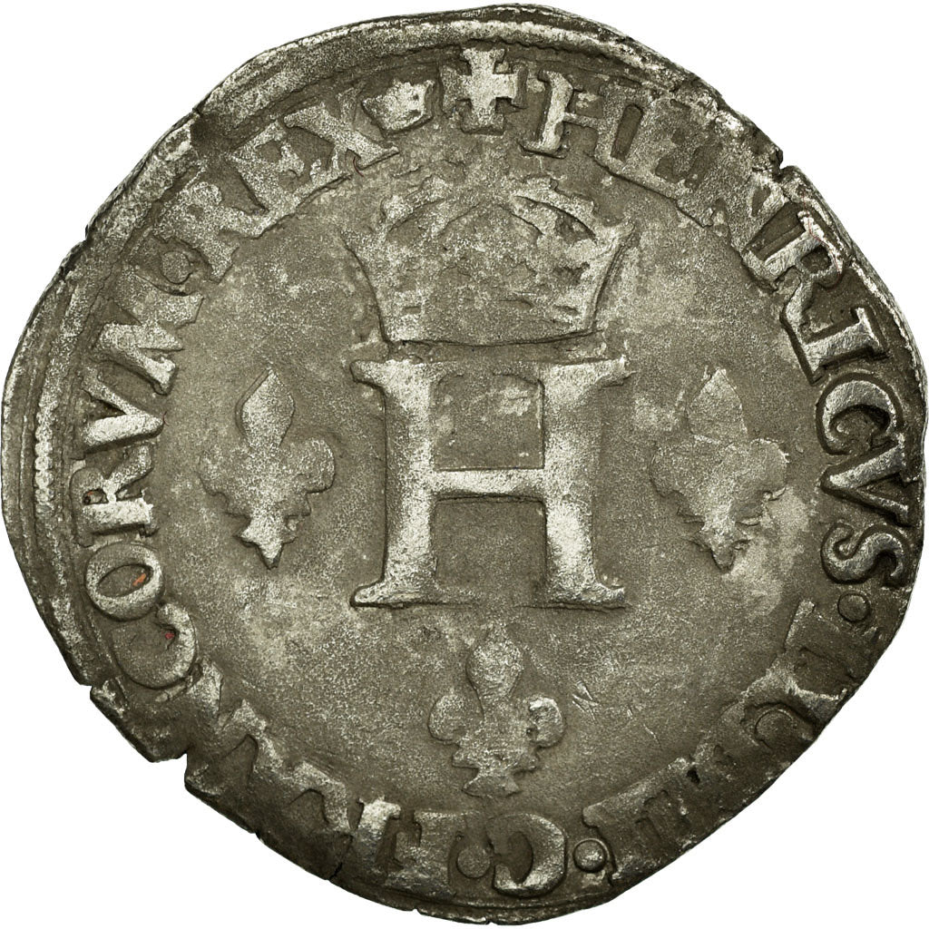 Coin, France, Gros de Nesle, 1550, Paris, VF(30-35), Silver, Ciani:1301