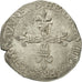 Francia, Henri IV, 1/4 Ecu de Béarn, 1596, Morlaas, Argento, BB, Gadoury:603