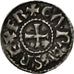 France, Charles II The Bald, Denarius, 840-864, Melle, Silver, AU(50-53)
