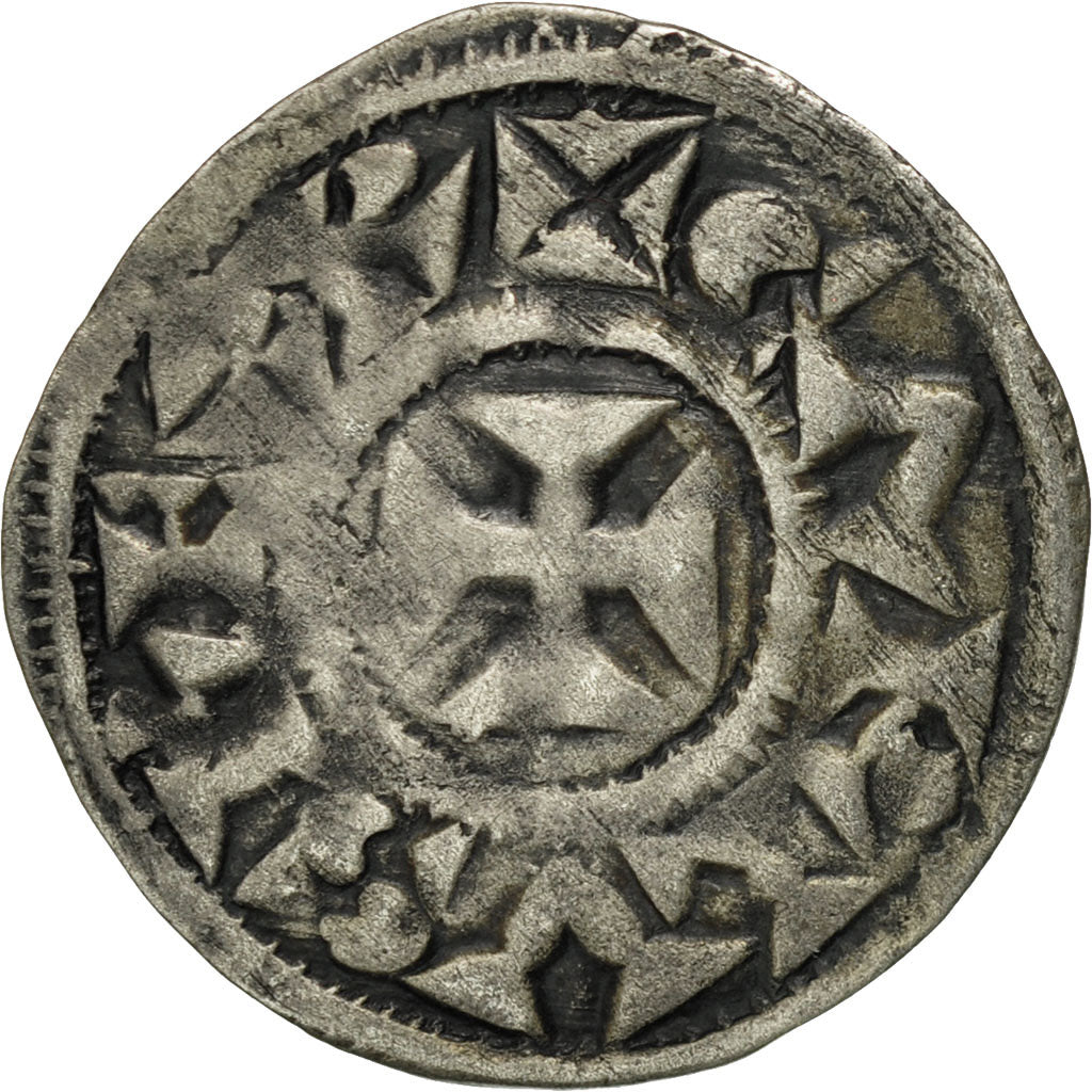 France, Poitou, Obole, Xè-XIIè siècles, Melle, Argent, TTB, Boudeau:414var