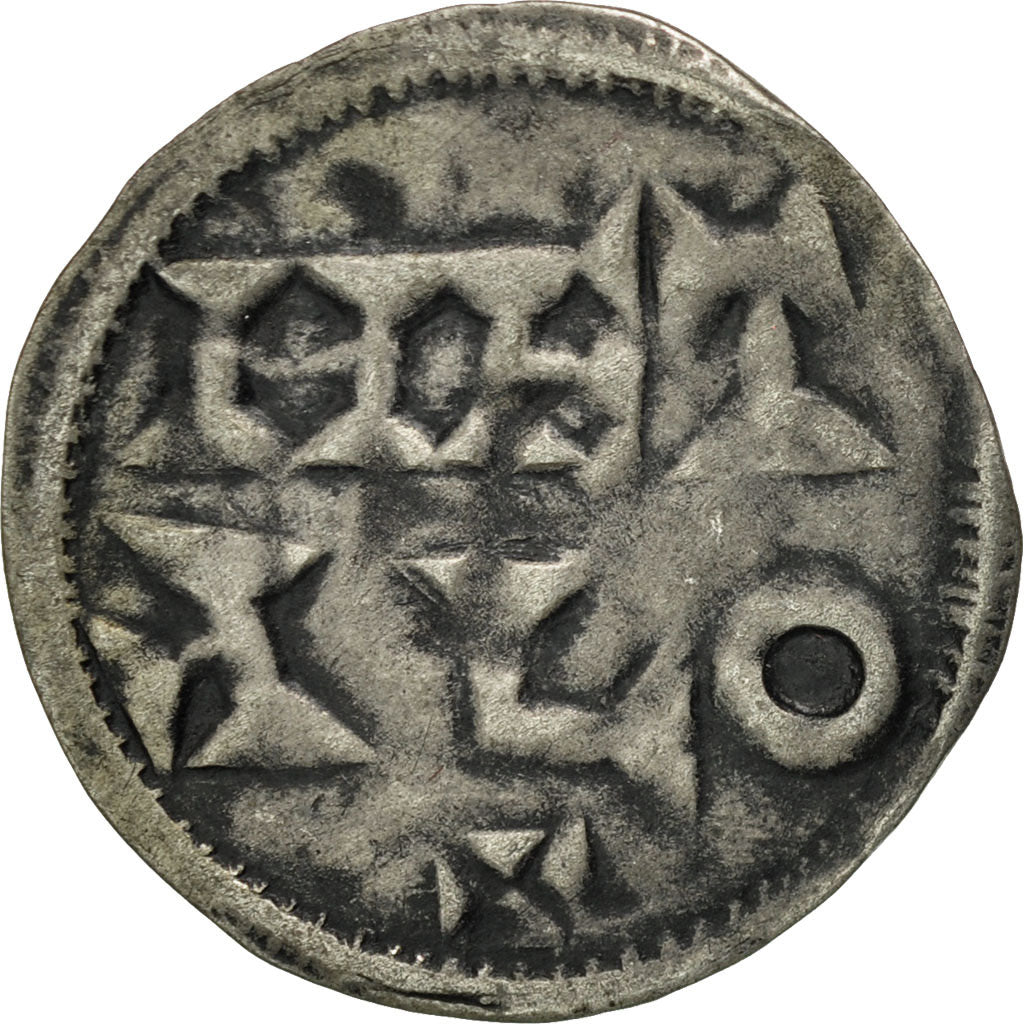 France, Poitou, Obole, Xè-XIIè siècles, Melle, Argent, TTB, Boudeau:414var