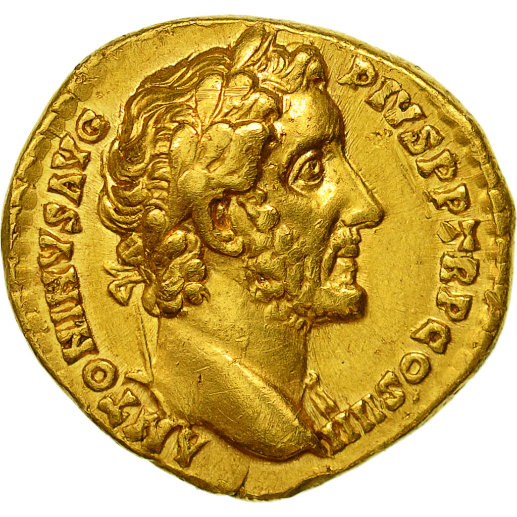 Antoninus Pius, Aureus, 145-161, Rome, Gold, NGC, Ch XF 5/5 3/5, RIC:141c