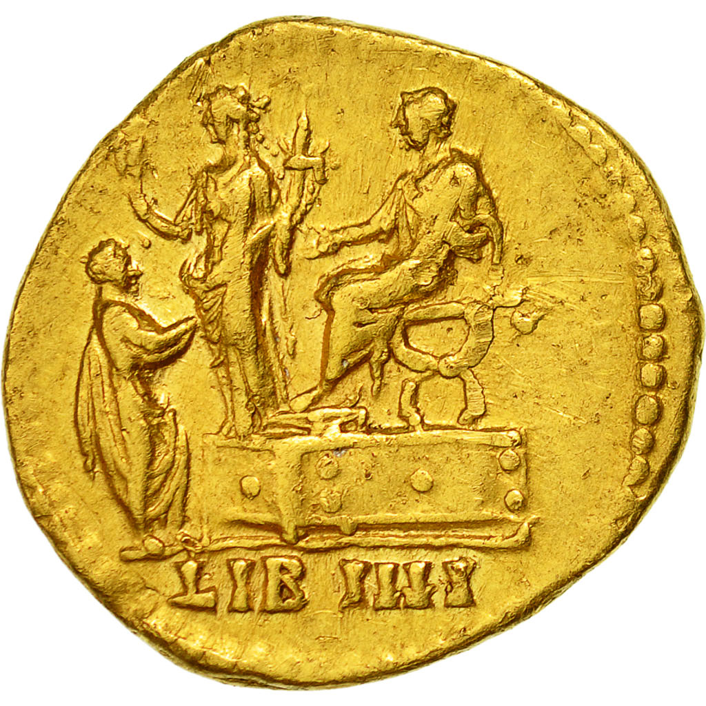 Antoninus Pius, Aureus, 145-161, Rome, Gold, NGC, Ch XF 5/5 3/5, RIC:141c