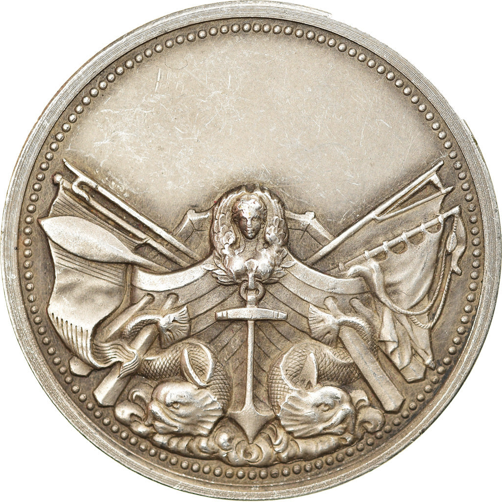 France, Medal, Sport, Natation, AU(50-53), Silvered bronze