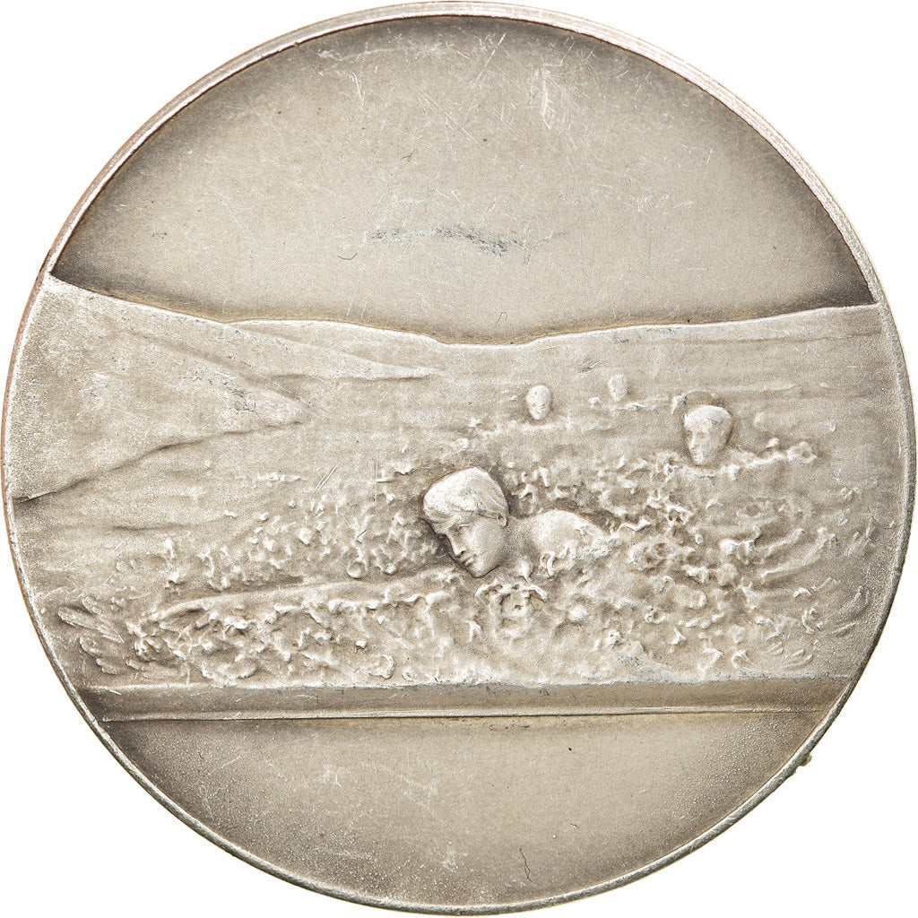 France, Medal, Sport, Natation, AU(50-53), Silvered bronze