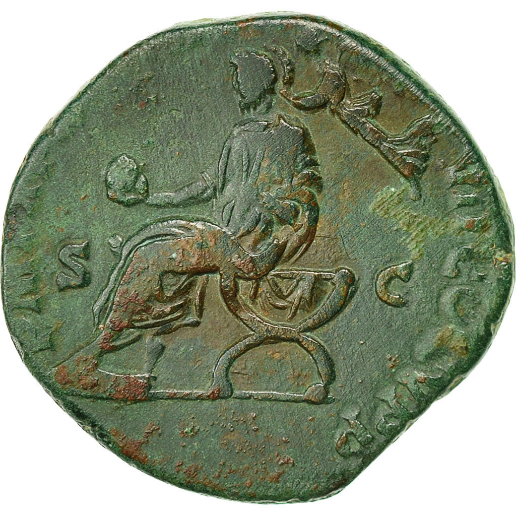 Moneta, Commodus, Sesterzio, Rome, BB, Bronzo, RIC:463