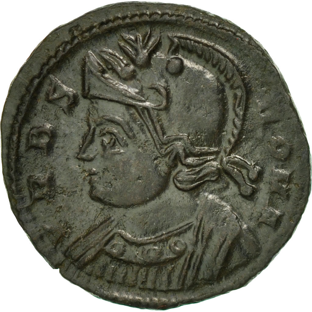 Coin, City Commemoratives, Follis, Lyons, MS(60-62), Bronze, RIC:257
