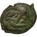 Bellovaci, 1/4 Stater, 1st century BC, Bronze, VF(30-35), Delestrée:287var