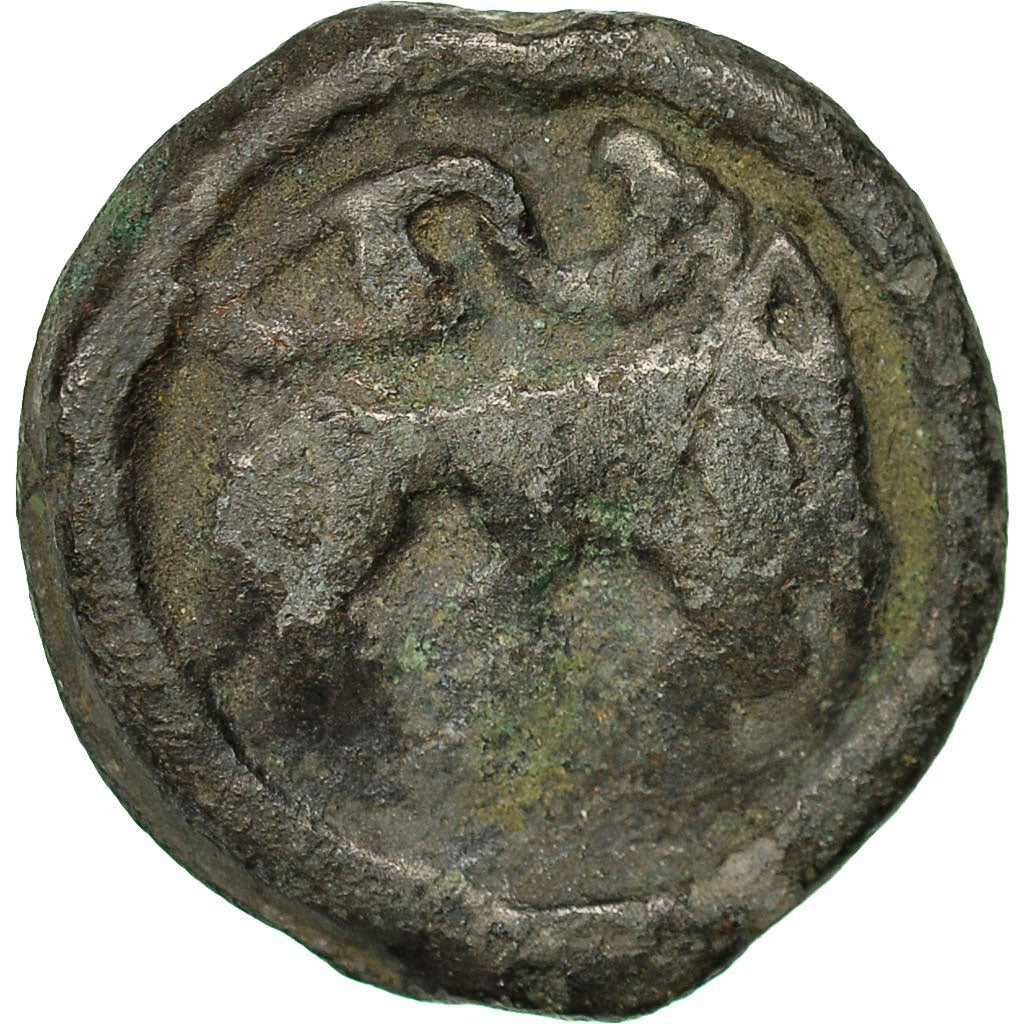 Monnaie, Rèmes, Potin, TB+, Potin, Delestrée:155