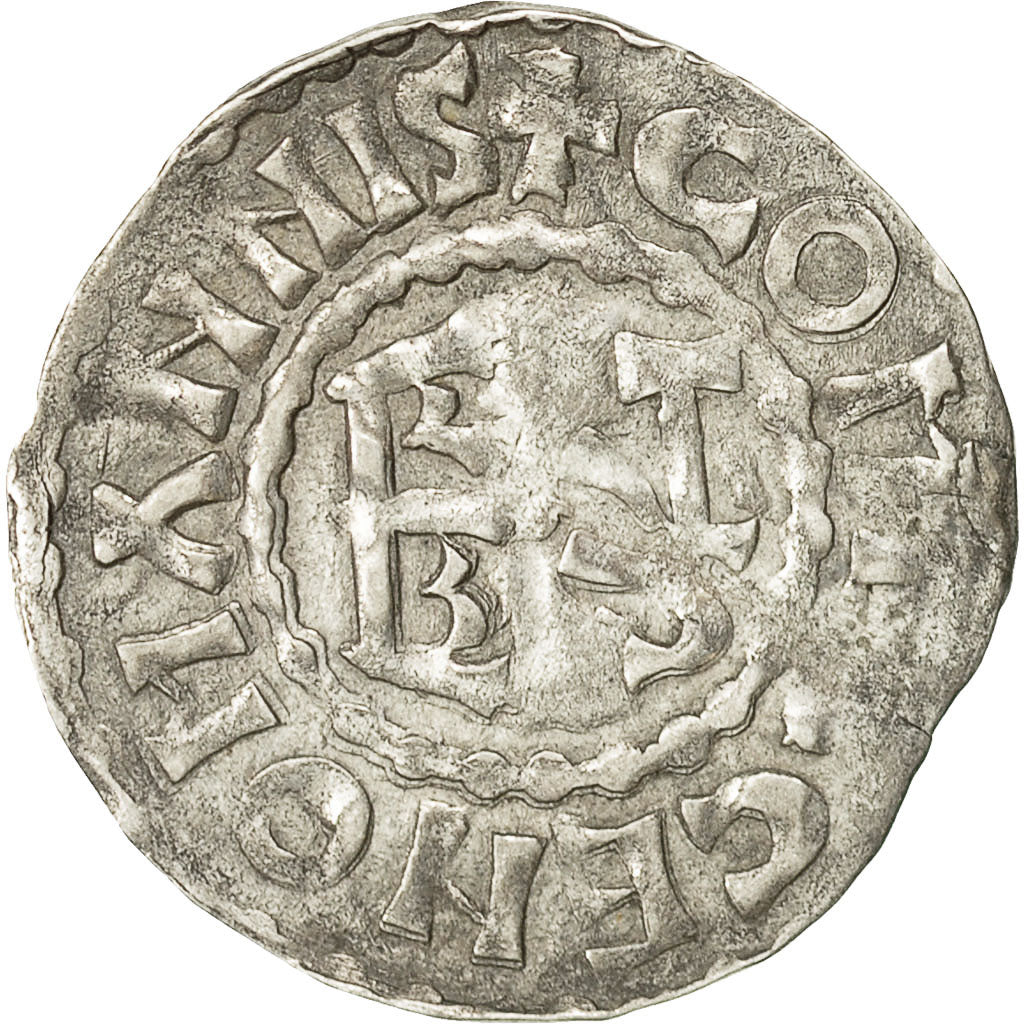 Coin, France, Maine, Denarius, Le Mans, AU(50-53), Billon, Boudeau:171