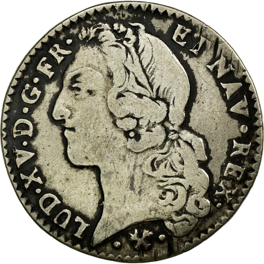 Moneta, Francja, Louis XV, 1/5 Écu au bandeau, 24 Sols, 1/5 ECU, 1766, Bayonne