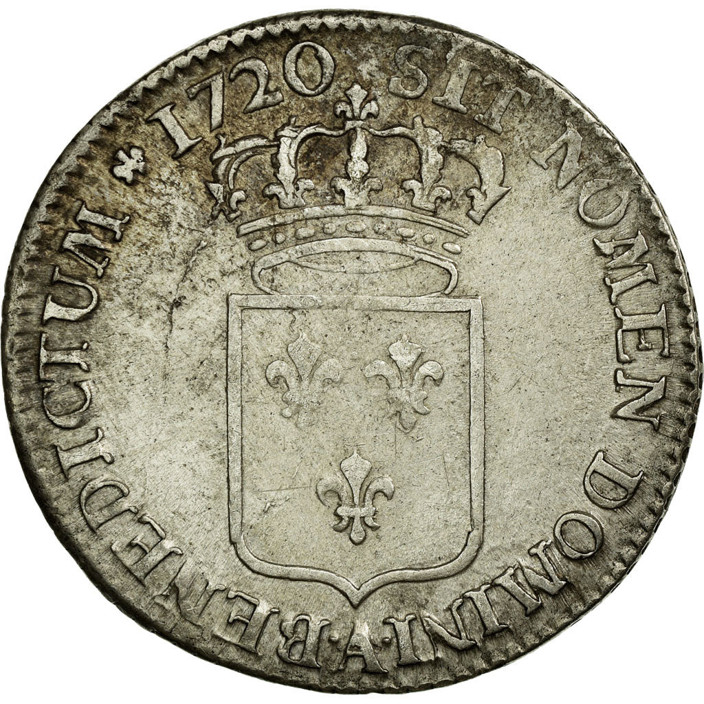 Monnaie, France, Louis XV, 1/3 Écu de France, 1/3 Ecu, 1720, Paris, TTB