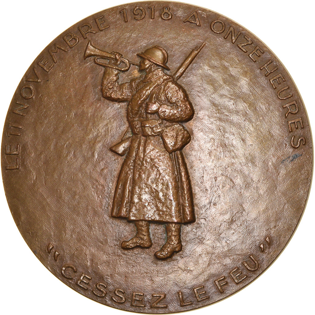 France, Médaille, Cinquantenaire de l'Armistice, Clémenceau, Politics