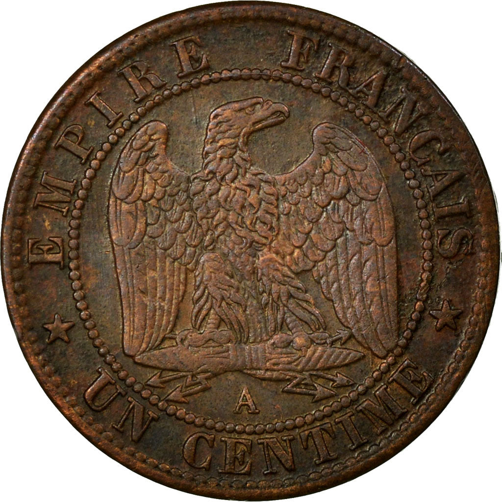 Monnaie, France, Napoleon III, Napoléon III, Centime, 1870, Paris, TTB, Bronze