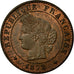 Coin, France, Cérès, Centime, 1872, Paris, MS(60-62), Bronze, Gadoury:88