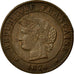 Coin, France, Cérès, Centime, 1874, Paris, AU(50-53), Bronze, KM:826.1