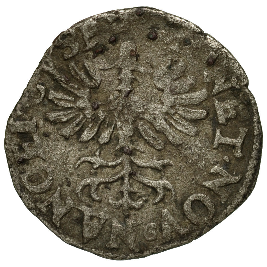 Moneta, Francia, LORRAINE, Charles IV, 1/2 Gros, Nancy, MB+, Biglione