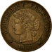 Coin, France, Cérès, Centime, 1877, Paris, AU(50-53), Bronze, KM:826.1