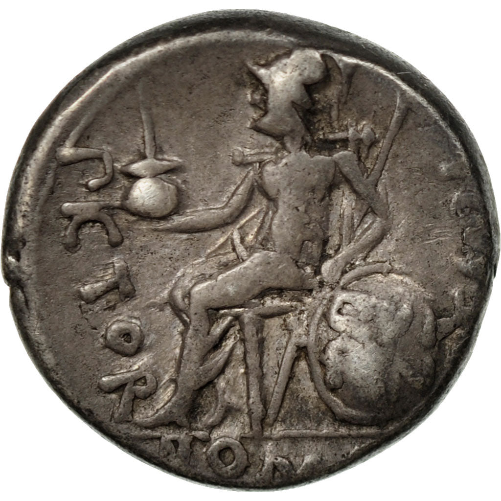Fabia, Denarius, 126 BC, Rome, Silver, EF(40-45), Crawford:268/1a