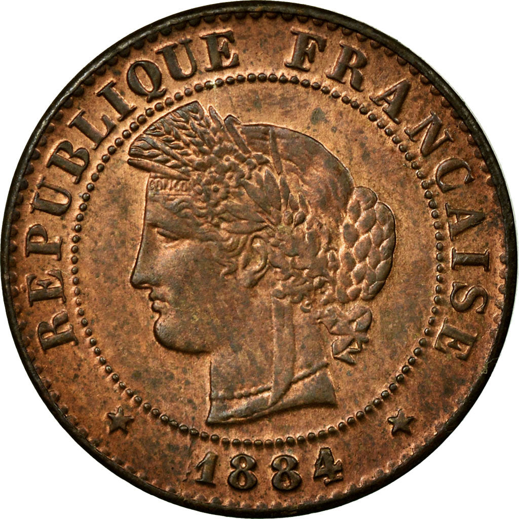 Coin, France, Cérès, Centime, 1884, Paris, MS(60-62), Bronze, KM:826.1