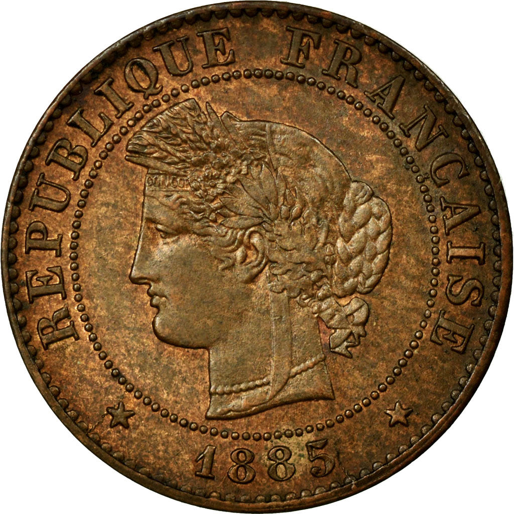 Coin, France, Cérès, Centime, 1885, Paris, AU(55-58), Bronze, KM:826.1