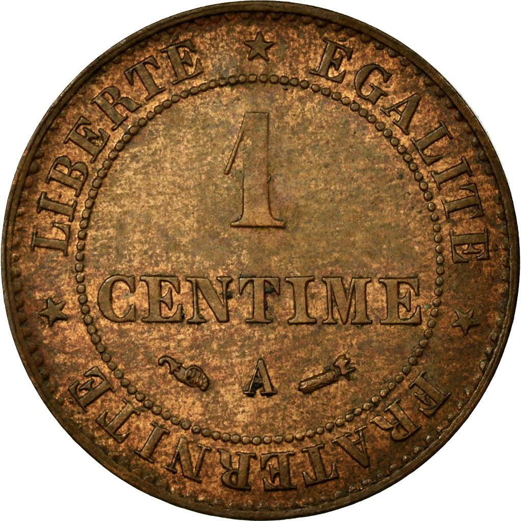 Coin, France, Cérès, Centime, 1885, Paris, AU(55-58), Bronze, KM:826.1