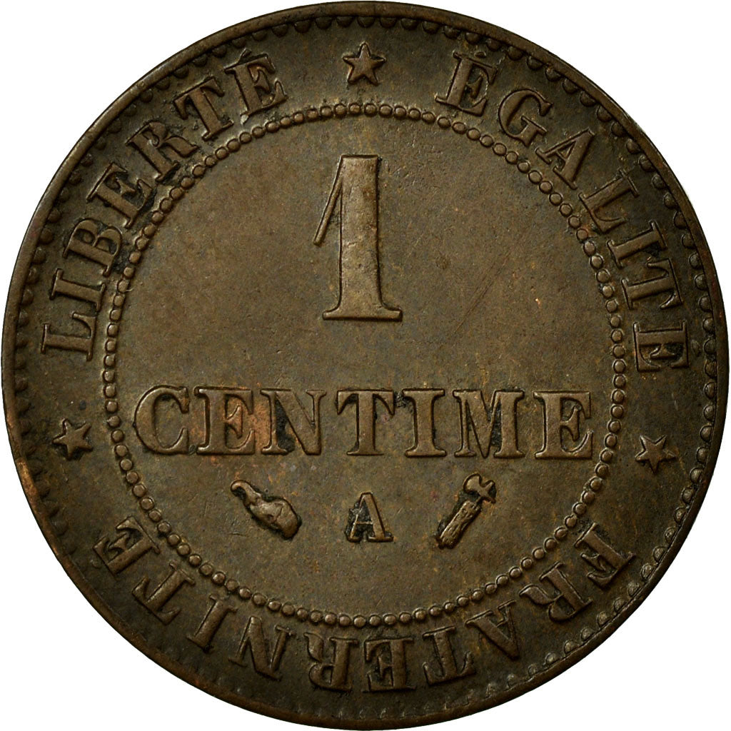 Monnaie, France, Cérès, Centime, 1886, Paris, SUP, Bronze, KM:826.1