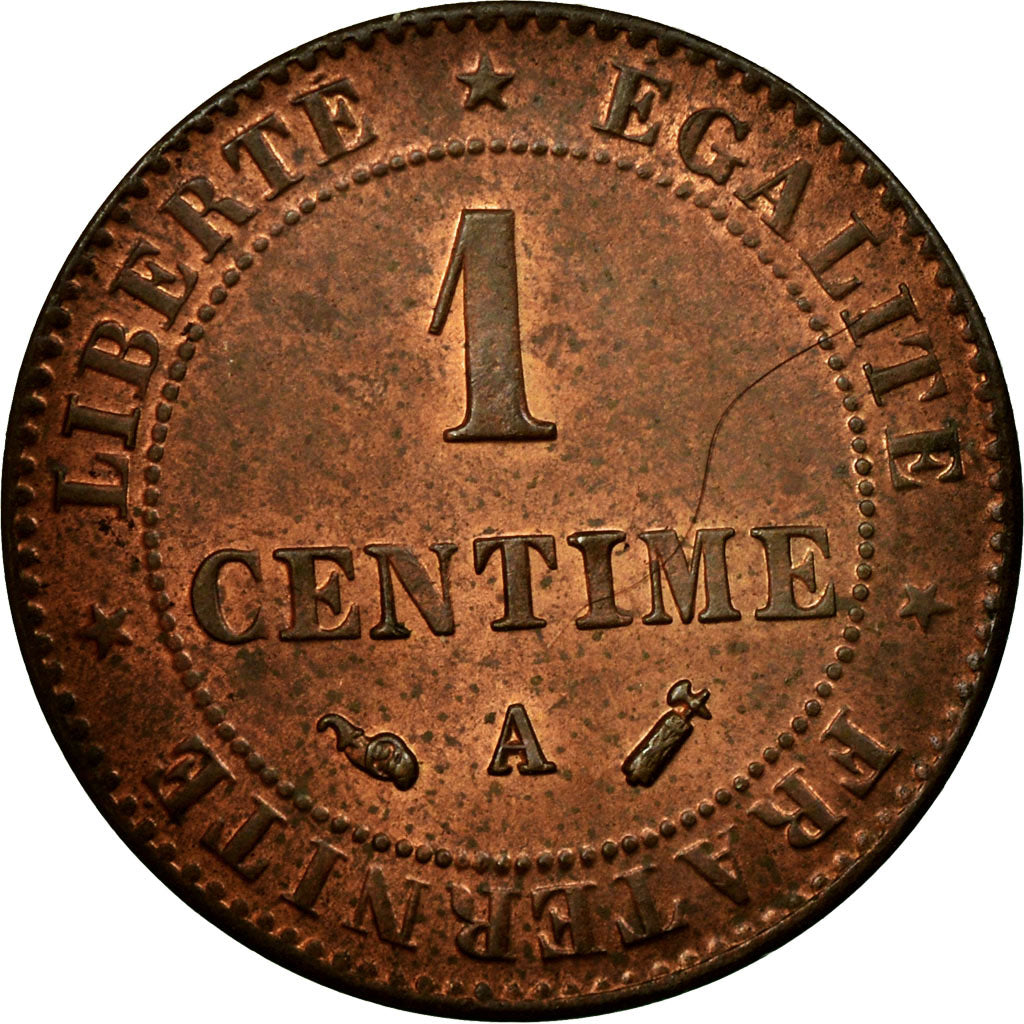 Coin, France, Cérès, Centime, 1888, Paris, MS(65-70), Bronze, Gadoury:88
