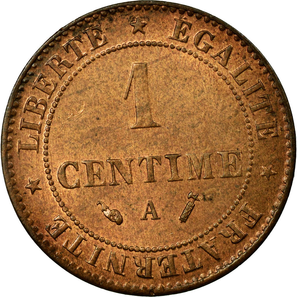 Coin, France, Cérès, Centime, 1888, Paris, MS(65-70), Bronze, KM:826.1