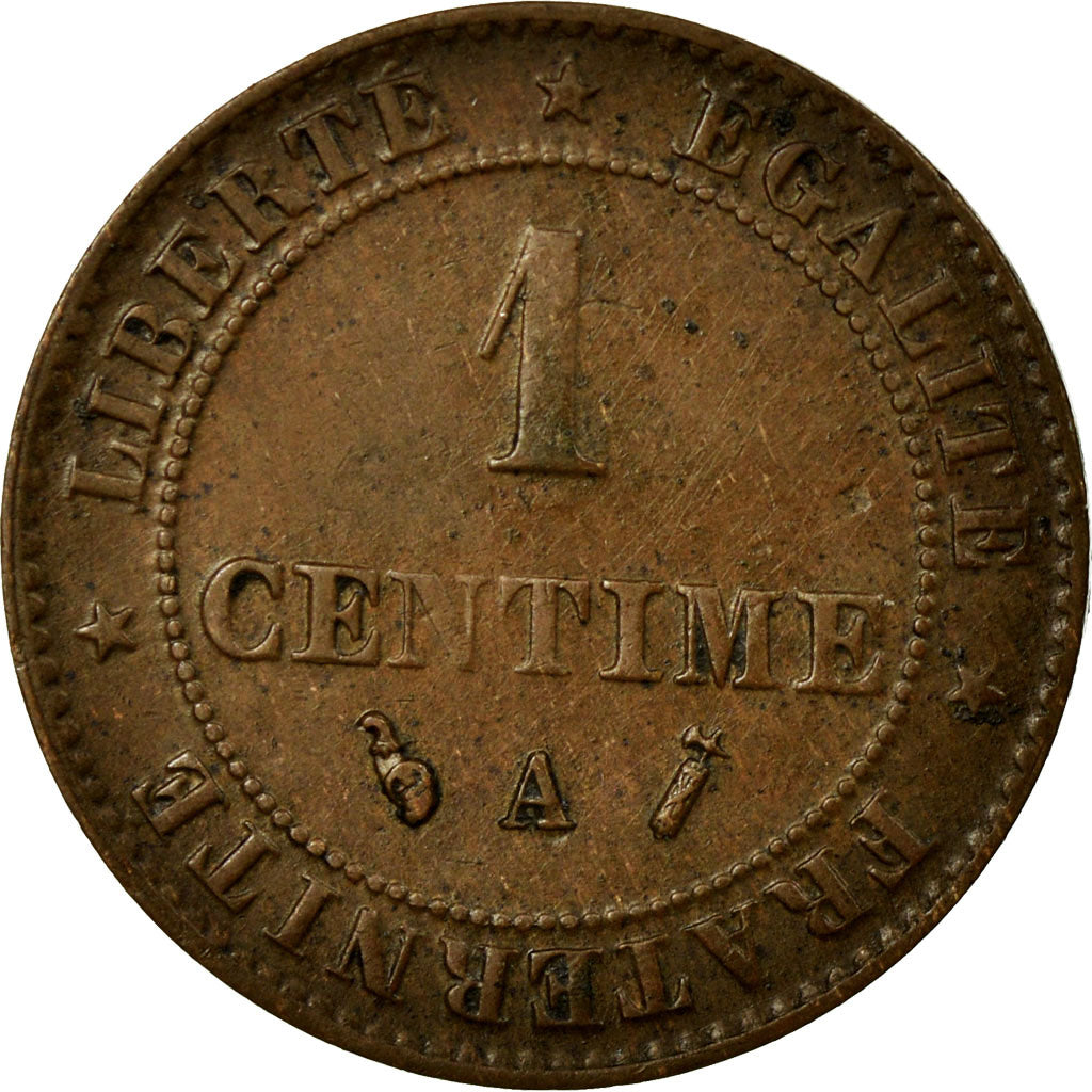 Coin, France, Cérès, Centime, 1892, Paris, AU(50-53), Bronze, KM:826.1