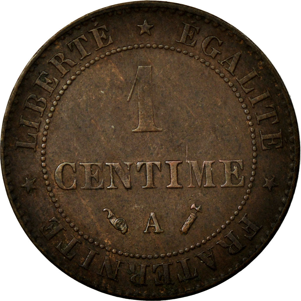 Monnaie, France, Cérès, Centime, 1893, Paris, SUP, Bronze, KM:826.1