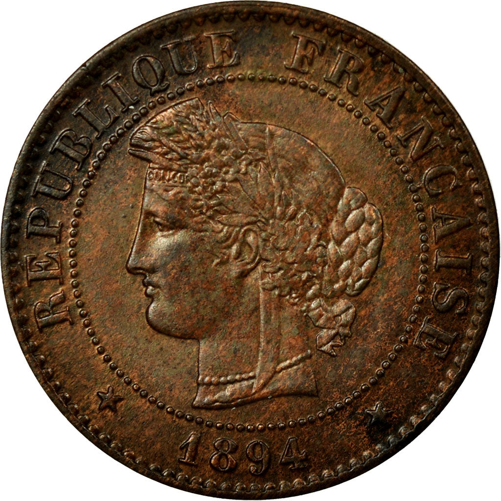 Coin, France, Cérès, Centime, 1894, Paris, MS(60-62), Bronze, KM:826.1