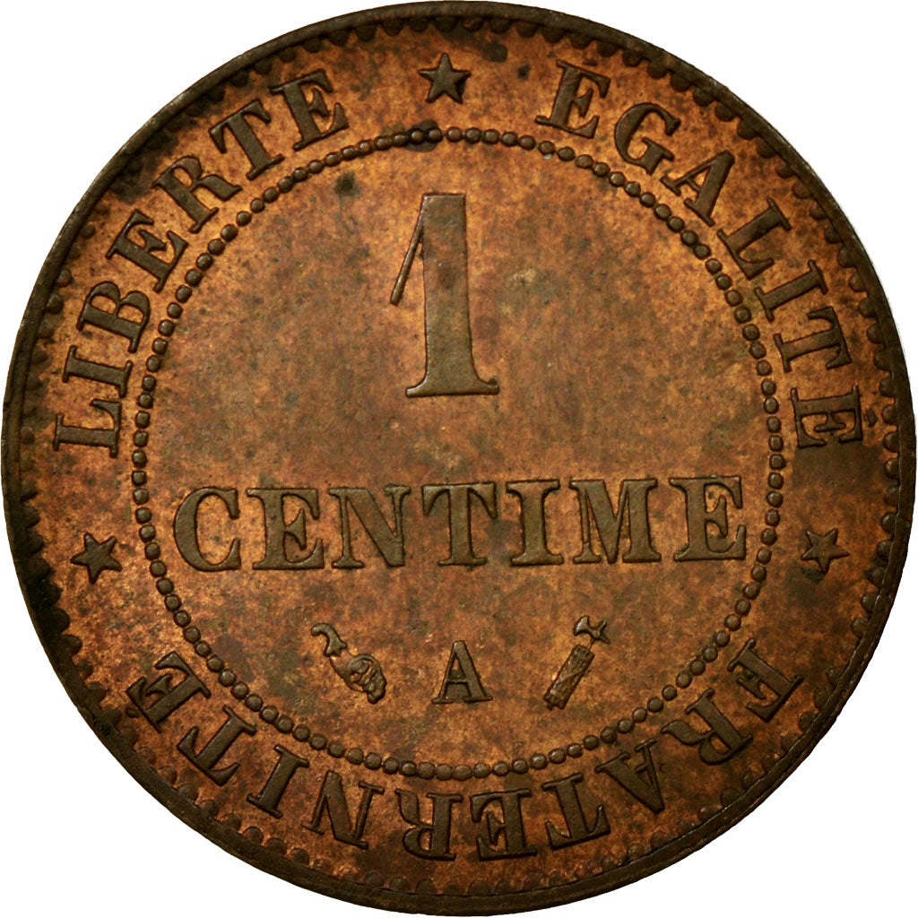 Coin, France, Cérès, Centime, 1894, Paris, MS(60-62), Bronze, Gadoury:88