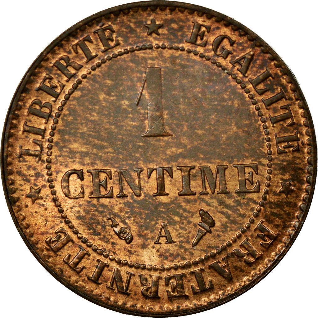 Monnaie, France, Cérès, Centime, 1897, Paris, SUP, Bronze, Gadoury:88
