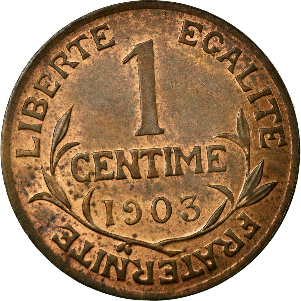 Coin, France, Dupuis, Centime, 1903, AU(55-58), Bronze, Gadoury:90