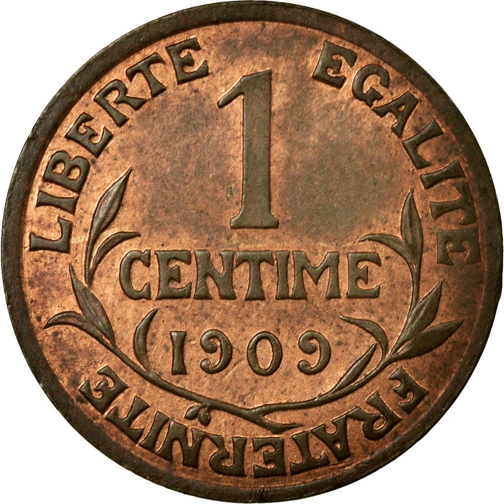 Coin, France, Dupuis, Centime, 1909, MS(60-62), Bronze, Gadoury:90