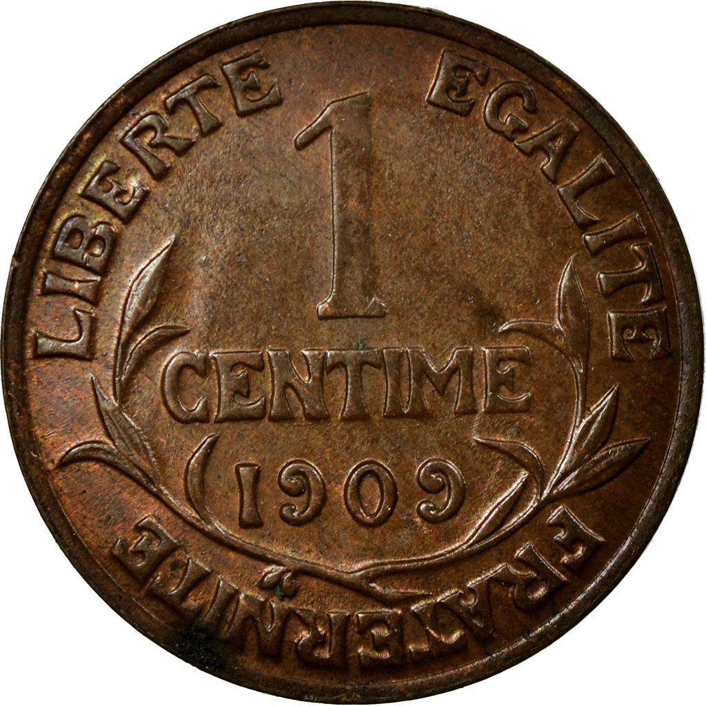 Monnaie, France, Dupuis, Centime, 1909, Paris, SUP, Bronze, KM:840, Gadoury:90