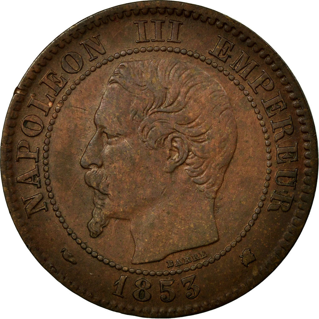 Monnaie, France, Napoleon III, Napoléon III, 2 Centimes, 1853, Bordeaux, SUP