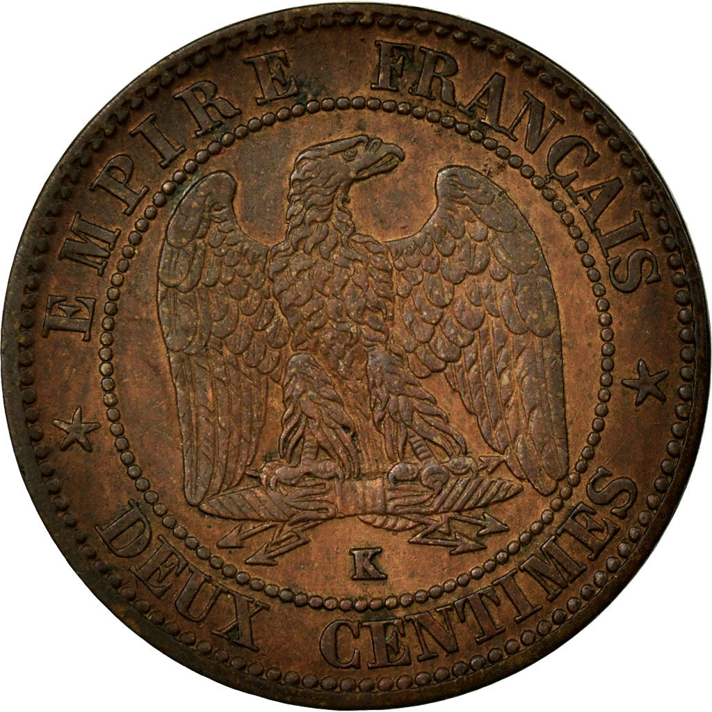Monnaie, France, Napoleon III, Napoléon III, 2 Centimes, 1853, Bordeaux, SUP