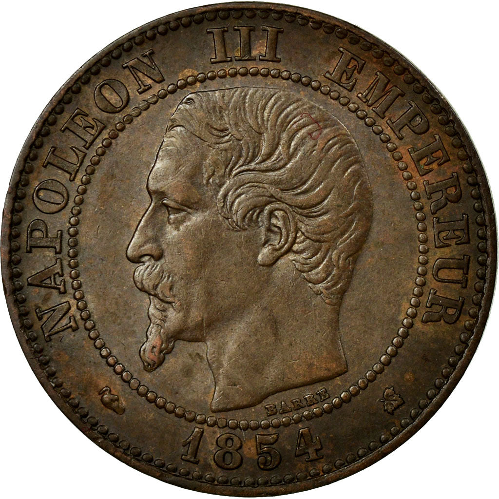 Munten, Frankrijk, Napoleon III, Napoléon III, 2 Centimes, 1854, Bordeaux, ZF+