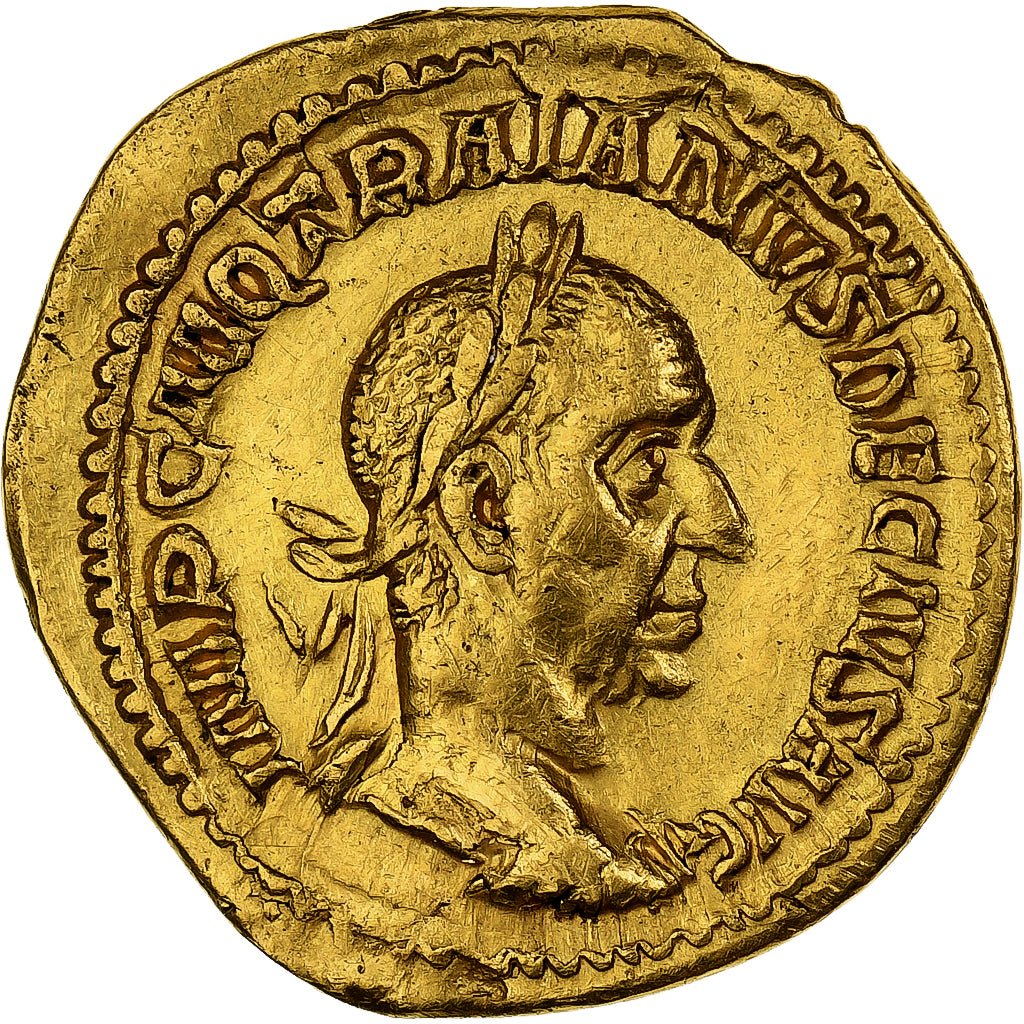 Trajan Decius, Aureus, 249-251, Rome, Gold, AU(50-53), RIC:16a