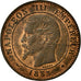 Coin, France, Napoleon III, Napoléon III, 2 Centimes, 1855, Strasbourg