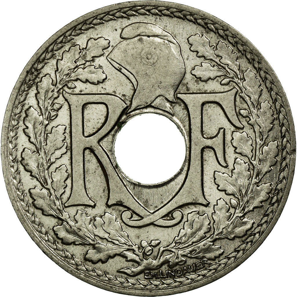 Coin, France, Lindauer, 25 Centimes, 1916, AU(50-53), Nickel, KM:867