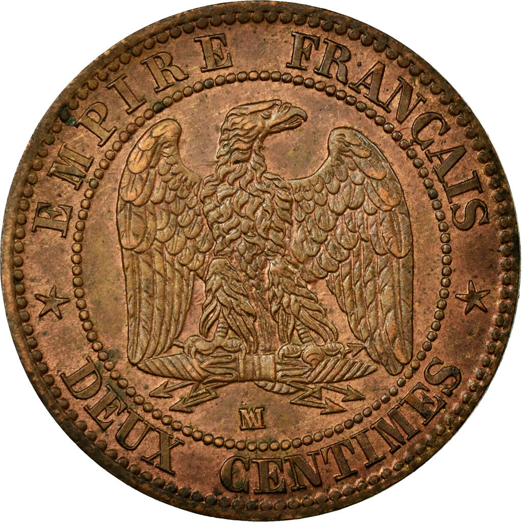 Monnaie, France, Napoleon III, Napoléon III, 2 Centimes, 1857, Marseille, SUP
