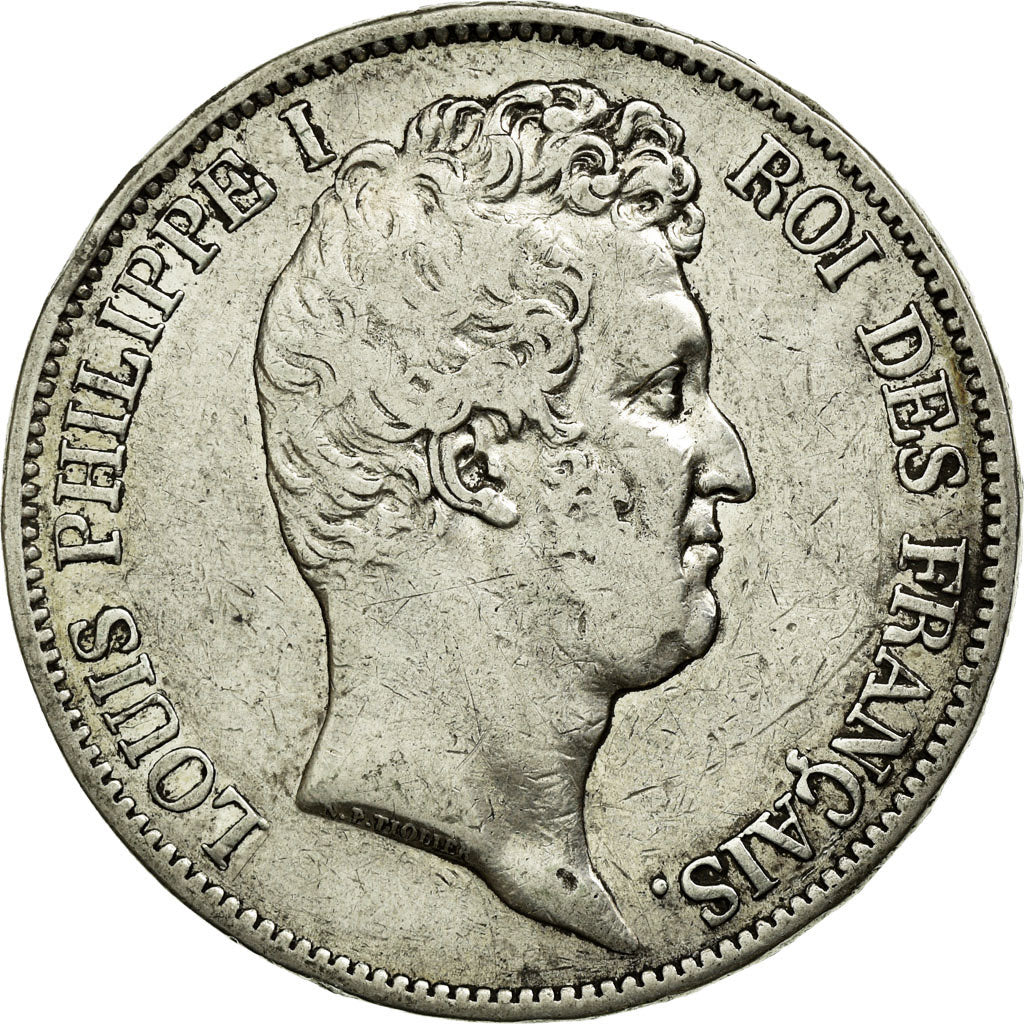 Monnaie, France, Louis - Philippe, 5 Francs, 1831, Paris, Tranche en relief