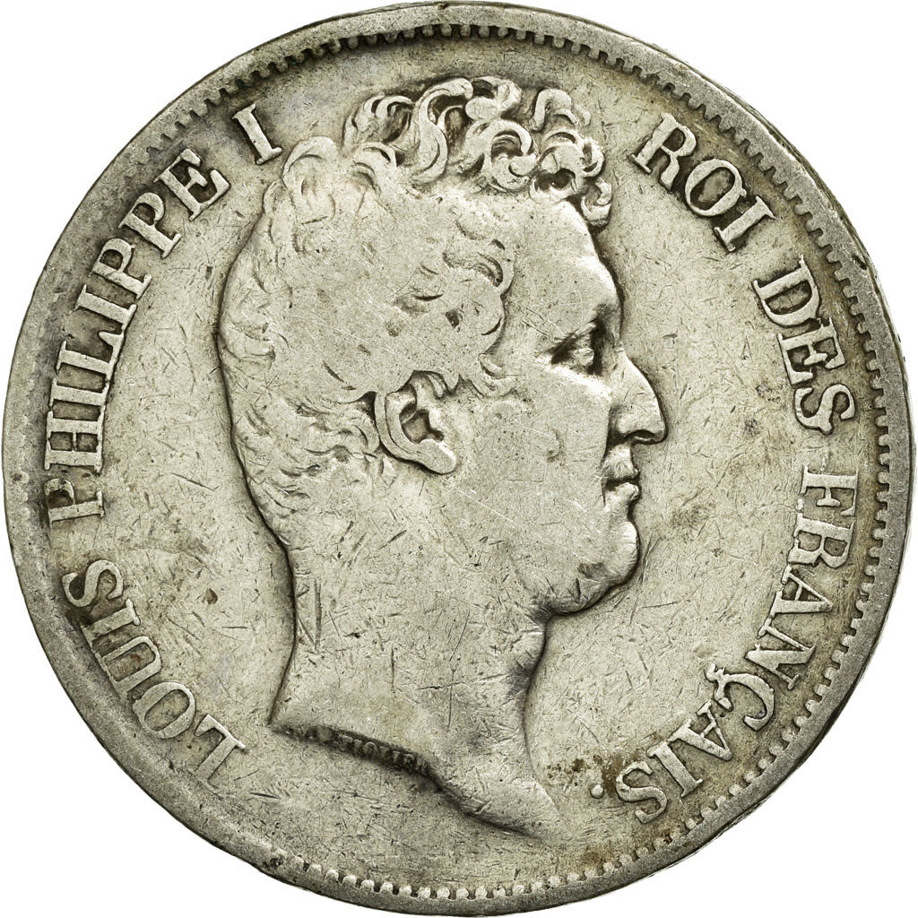 Moneta, Francja, Louis - Philippe, 5 Francs, 1831, Lille, Tranche en relief