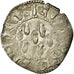 Duchy of Brittany, Jean IV de Montfort, 1/2 Gros, 1345-1399, Argento, MB+