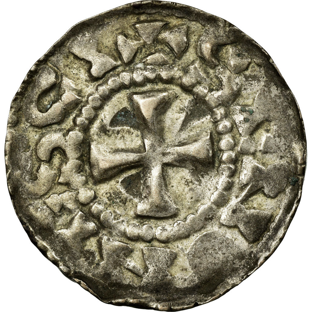 Frankrijk, Champagne, Anoniemen, Denarius, XIth century, Sens, Zilver, ZF