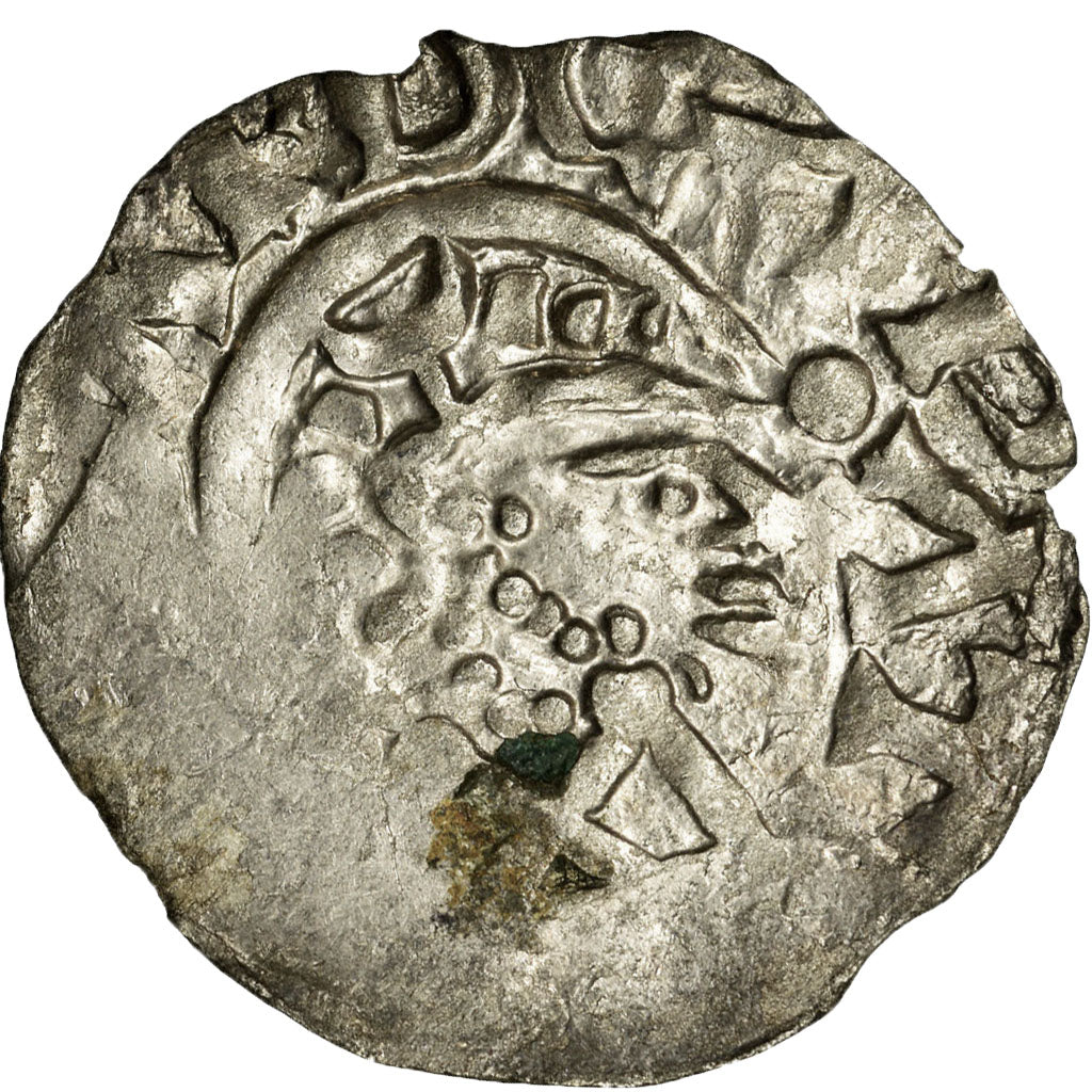Munten, Frankrijk, Picardie, Denarius, Soissons, Abbaye de Saint-Médard, ZF